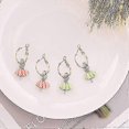 thumbnail image 3 of Pendientes de cristal con forma de pájaros y animales, joyería de lujo, 50586-YE, 3 of 4