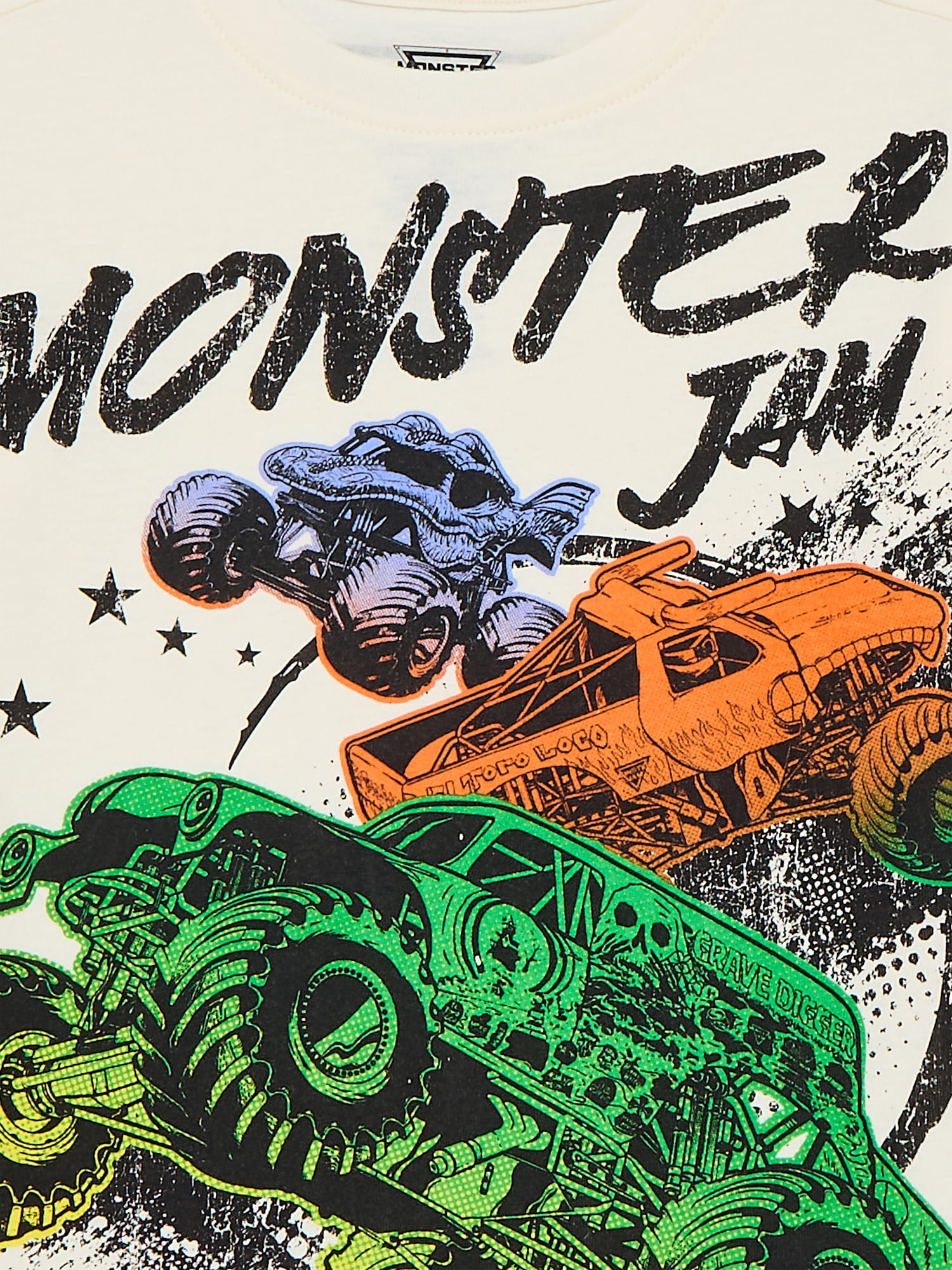 Monster Jam Boys Graphic Tee with Short Sleeves, Sizes 4-18