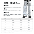 thumbnail image 6 of Mrmall Mens Baggy Jeans Y2k Skater Vintage Casual Wide Leg White Jeans Loose Fit Denim Jeans streetwear, 6 of 6