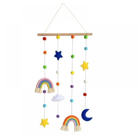 

Barrette Storage Belt Organizer Hair Clips Storage Wall Hanging Photo Display DIY Picture Frames For Kids Room Boho Home Decor With 25 Wooden Clips