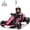 Pink, variant on Joyracer 24V 14Ah Kids Electric Go Kart with Remote Control, 3 Speed Modes 5–10 MPH, 2 * 200W Motors, Metal Frame Ride on Toys Drift Kart for Big Kids, Music & Bluetooth, Blue