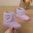 thumbnail image 4 of breaise Girl's Boots Kids Glitter Snow Boots Durability Slip Resistant Outdoor Ankle Boot, 4 of 8