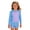 Z4-Sky Blue, variant on Shadoumai Girls Scale Swimwear For Kids Long Sleeve Rash Guard Beach Swimsuit With Scale Print And Bikini Bottoms For Girls Summer