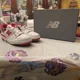 thumbnail image 1 of New Balance Men 550 White Team Red Lifestyle Shoes Size 12 NEW WITH BOX, 1 of 5