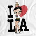 thumbnail image 2 of Betty Boop I Heart La Mens Short Sleeve Shirt, 2 of 7