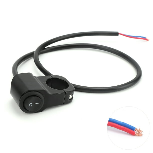 Interruptor De Luz Del Manillar, Práctico Interruptor De Manillar De Motocicleta A Prueba De Agua, Botón De Encendido/apagado Con 1 Pieza Para La Mayoría De Las Personas Para