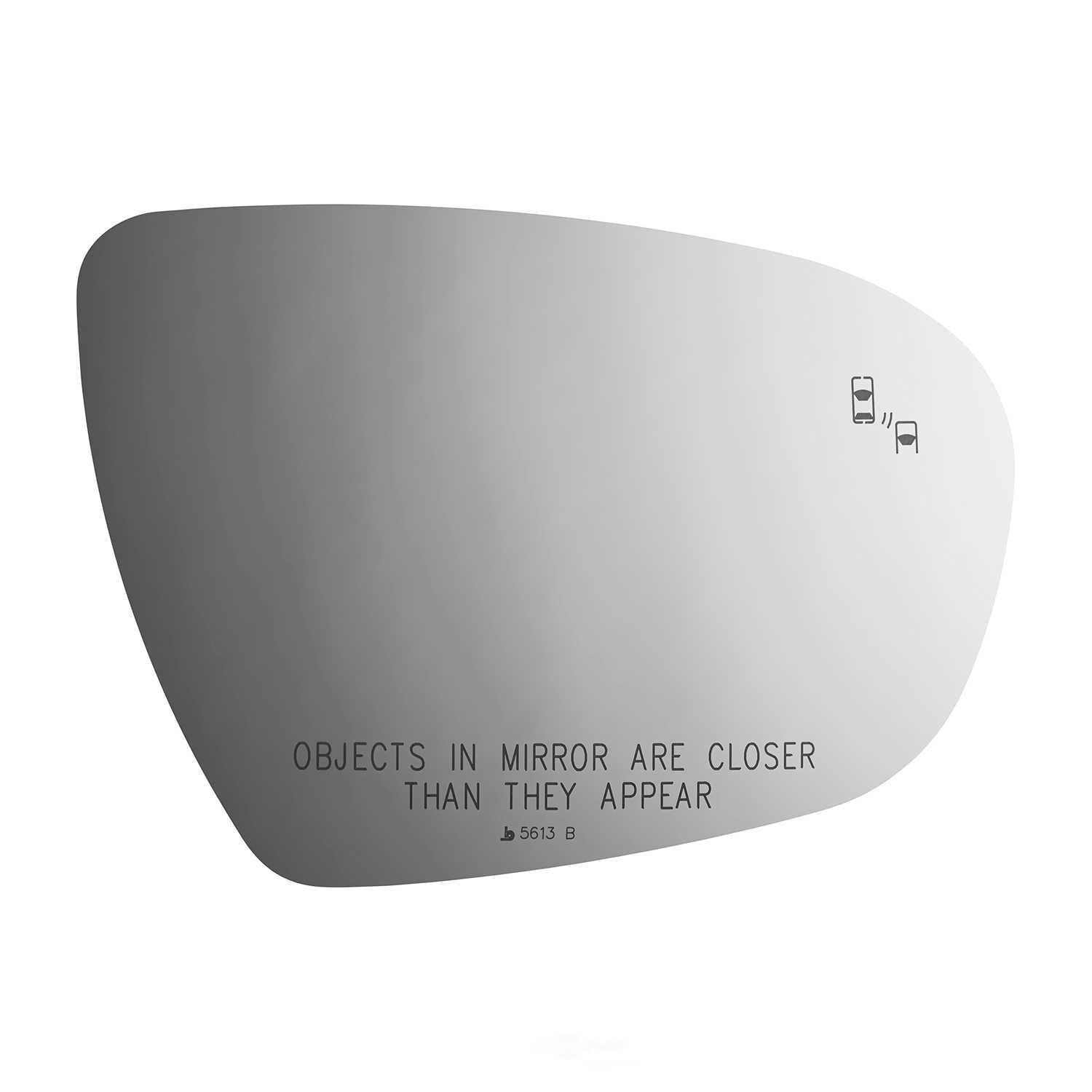 Burco Side View Mirror Replacement Glass - Clear Glass - 5613B