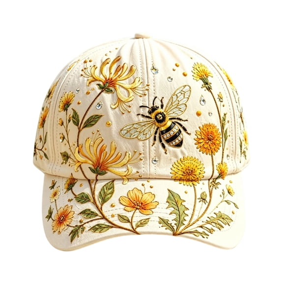 2026 Limited Edition Garden Morning Cap|Botanical Cottagecore Hat Adjustable Breathable Gift for Gardeners Women|Vintage Floral Printing Dad Hat for Outdoor Travel Gardening Everyday Wear(Style B)