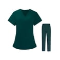 thumbnail image 1 of Uniforme de enfermera para mujer, pantalones de manga corta transpirables para SPA jinwen  uniforme de enfermera, 1 of 8