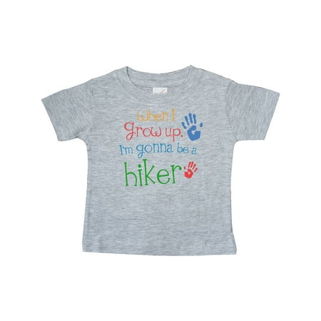 

Inktastic Hiking Future Hiker Gift Baby Boy or Baby Girl T-Shirt