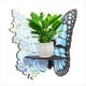 thumbnail image 2 of Estante Esquinero Montaje en Pared en Forma Mariposa, Organizador Almacenamiento Montado en la Pared, Cristales Pared, Almacenamiento Piedras, Decoración la Casa D, 2 of 5