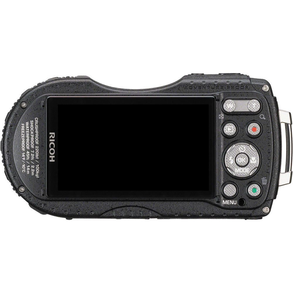 Ricoh WG-5 GPS Waterproof Digital Camera (Orange) + 64GB