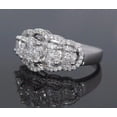 thumbnail image 4 of Sparkle Jewels 2.5ct Round Cut CZ Cocktail Women's Wedding Band Ring 925 Silver, 4 of 5