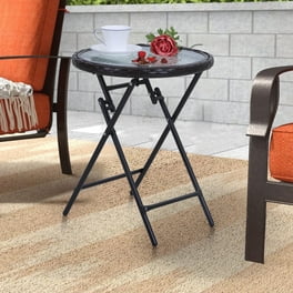 Walmart folding bistro table discount