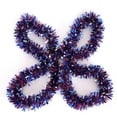 thumbnail image 3 of 4th of July Patriotic Tinsel Garland Decoration Red White Blue Metallic Chunky Glitter Tinsel for Independence Day Memorial Day Celebration Holiday Decorations, 3 of 6