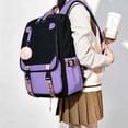 thumbnail image 5 of Polyester Casual Backpack for Middle and High School Students, Lightweight School Bookbag with Ergonomic Straps, Waterproof Durable Daypack with Multiple Compartments for Organized Storage, 5 of 8