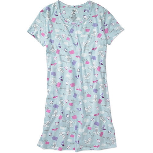 Simply Basic Women's Print Sleep Shirt