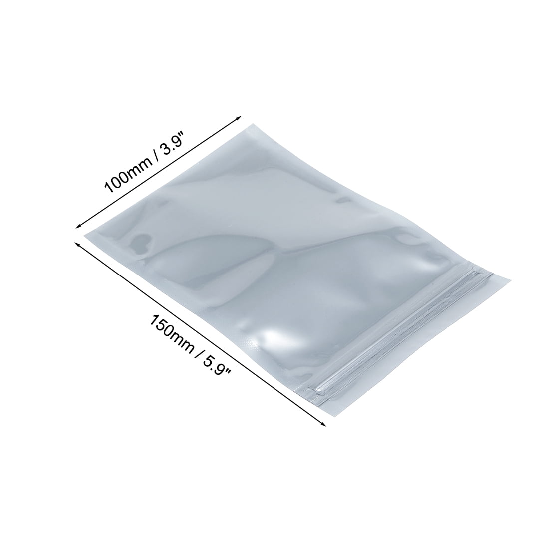 50 PCS AntiStatic Shielding Bag Translucent Zip Lock Resealable Bags