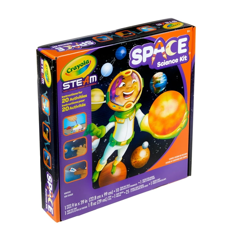 Space Science Craft Kit Gift 6-in-1, Arts Crafts Space Toy for Kids Ages 6-8, Gifts for Boys and Girls Aged 6,7,8,9,10 Year Olds, Solar System Toys  for Kids