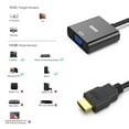thumbnail image 6 of BENFEI HDMI to VGA Adapter (Male to Female), Gold-Plated ,Black, 6 of 7