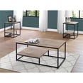 thumbnail image 2 of Pemberly Row 3 Piece Coffee Table Set in Dark Taupe and Black, 2 of 4