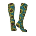 thumbnail image 4 of Fotbe Sunflowers print Women's Men's Novelty Crew Socks Cotton Socks Knee High Socks for Walking,Running,Nurses,Pregnancy, 4 of 9