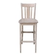 thumbnail image 5 of 36" Round Bar Table and 2 San Remo Stools in Washed Gray Taupe - Set of 3, 5 of 7