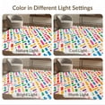 thumbnail image 7 of ODIKA 5'x7' Vibrant Multicolor Geometric Bliss Washable Area Rug Dynamic Abstract Patterns for Modern Spaces for Small Living Room, Bedroom, Easy Care, Non-Shedding, Pet Friendly, 7 of 7
