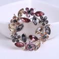 thumbnail image 1 of 2 uds corona creativa cristal europeo y americano broche cristal diamante rama de olivo corona Pin accesorios de ropa mujer, marrón ShuxiuWang 8390612210761, 1 of 1