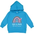 thumbnail image 2 of Inktastic Gigi and Papa Love Me Rainbow Toddler Hoodie, 2 of 4
