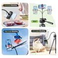 thumbnail image 3 of Aureday Phone Tripod, 82 Tripod for iPhone with Flexible Gooseneck, Wireless Remote and Phone Holder, Extendable Cell Phone&Camera Tripod Stand for Selfies/Video Recording/Live Streaming/Vlogging, 3 of 5