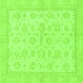 thumbnail image 1 of Ahgly Company Indoor Square Oriental Green Traditional Area Rugs, 6' Square, 1 of 4
