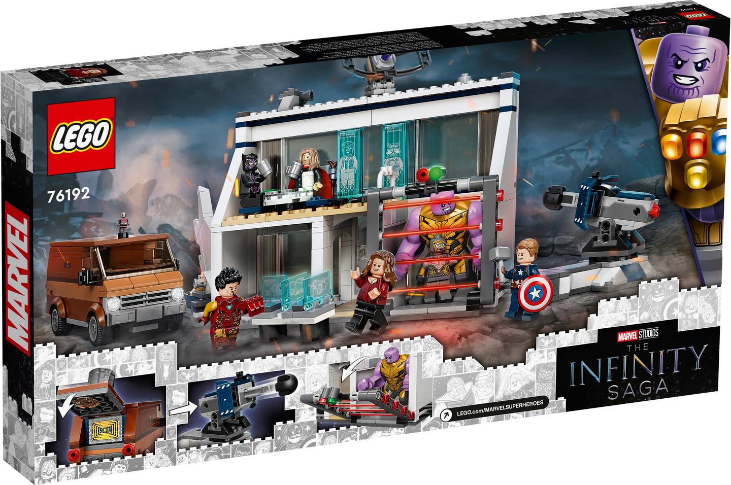 Lego Marvel Endgame Final Battle 76192 Collectible Building Toy (527 Pieces)