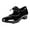 Black Patent, variant on Unisex PU Leather/Patent Ribbon Tie Tap Shoe Dance Shoes for Women Dance Shoes
