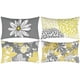 thumbnail image 3 of Funda de almohada decorativa oso de fresa combinación flores grises y amarillas 30*50cm, 3 of 4