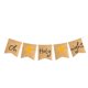 thumbnail image 3 of Country Burlap Oh Holy Night Banner Yute Hessian Garland Decoración colgante 2m, 3 of 9