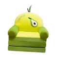 thumbnail image 2 of Sofá para niños plegable, mini sillón lavable, silla para niños pequeños de 2 en 1, sofá para niños pequeños para la sala de estar en casa Estilo E, 2 of 8