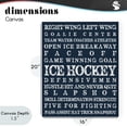 thumbnail image 4 of Stupell Industries Contemporary Ice Hockey Expressions Canvas Art, 16 x 20, by Melody Hogan, 4 of 8