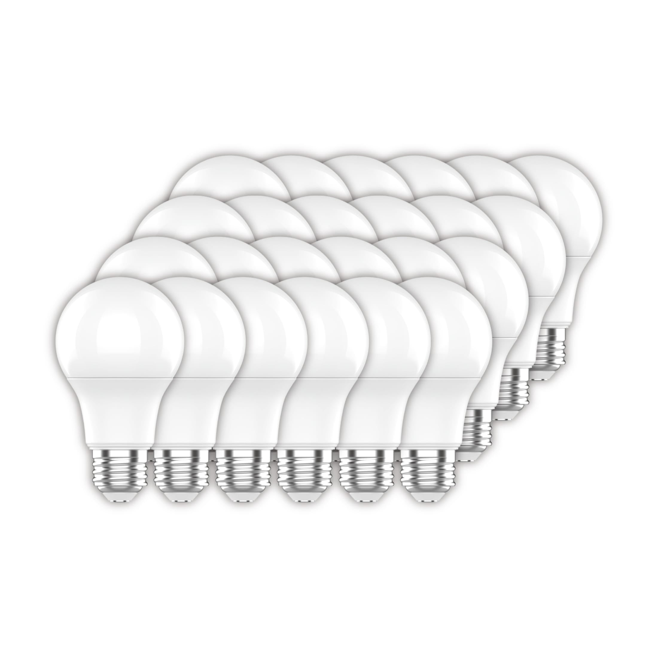 GE General Purpose LED 40 Watt Replacement, Daylight, A19 Frosted Bulbs (24 Pack)