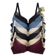 thumbnail image 1 of Paquete de Brasier Adda Lingerie Ainara, Con Varilla, Encaje, 1 of 3