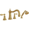 thumbnail image 1 of Perrin And Rowe U.3747Lsp Georgian Era Deck Mounted Roman Tub Filler - Brass, 1 of 7
