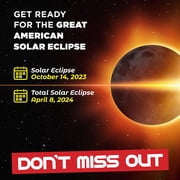 Solar Eclipse Glasses 10 Pack - Solar Filters Glasses with Solar Safe Filter Technology - CE and ISO 2024 Non-Polarized Solar Viewers with Light Blocking Film Lens & Cardboard Frame - MedicalKingUsa