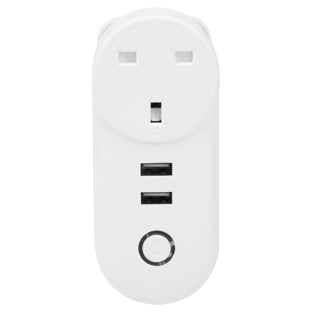 Enchufe Inteligente 16A, Enchufe Inteligente WiFi Toma de Corriente para el Hogar Temporizador InaláMbrico Control Remoto LSPA2 Enchufe de Reino Unido 100-240VAC ANGGREK Otros