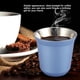 thumbnail image 3 of Taza de café de doble Pared ANGGREK acero inoxidable 85ml, 3 of 8