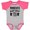 Heather and Hot Pink, variant on Inktastic Minnesota Awesome Since 1858 Boys or Girls Baby Bodysuit