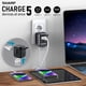 thumbnail image 3 of Adaptador de viaje universal Sharp Worldwide con 3 USB-A y 1 USB-C, 3 of 8