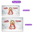 thumbnail image 5 of Hello Welcome Winter Golden Retriever Holding Snow Globe Snowman Indoor Rug Goldens Dog Lover Gifts Idea Carpet Living Bed Room Sofa Home Decor - 13015, 5 of 5