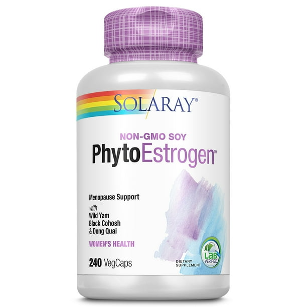 Solaray PhytoEstrogen Menopause Support with Wild Yam, Black Cohosh