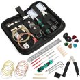 thumbnail image 2 of Labymos Guitar Repairing Tools Maintenance Tool Kit String Organizer Stainless Steel Ruler Guitars Picks Repairing Tools Bag for Guitar Ukulele, 2 of 8