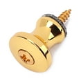 thumbnail image 4 of 2 Piezas Correa de Bajo Cierre de Bloqueo Dorado con Tornillos Arandes para Guitarra Eléctrica Acústica DIY shamjiam, 4 of 9